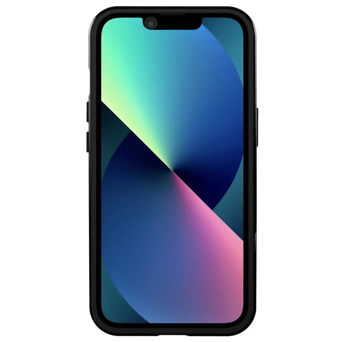 For iPhone 14 Plus Full Body Case Magnetic Tempered Glass Double-Sided Phone Case - Black - 4