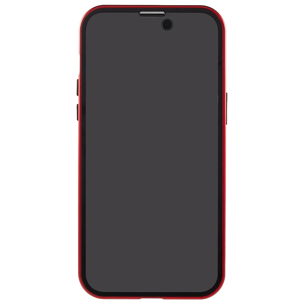 For iPhone 14 Pro Full Body Case Magnetic Tempered Glass Double-Sided Phone Case - 4