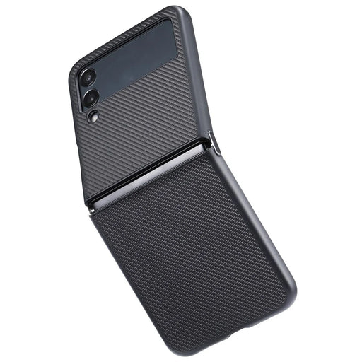 VILI TC Series for Samsung Galaxy Z Flip4 5G Textured Leather Coated PC Folding Cover Anti-scratch Phone Case - 2