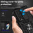 For Samsung Galaxy Z Fold4 5G PC + TPU Shockproof Phone Case Metal Ring Kickstand Slide Camera Cover Shell - Black - 6