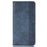 For Cubot X50 Vintage PU Leather Magnetic Cell Phone Case Wallet Stand Feature Flip Folio Protector - Blue - 6