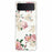 For Samsung Galaxy Z Flip4 5G Pattern Printing Phone Case Drop-proof Hard PC Back Cover - Flowers - 1