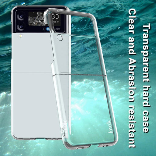 IMAK Air II Pro PC Phone Case for Samsung Galaxy Z Flip4 5G Crystal Clear Ultra Slim Anti-scratch Phone Cover  (Upper Cover + Lower Cover) - 2