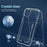 Super Transparent TPU+PC Phone Case for iPhone 14 Plus, Anti-scratch Card Slot Design Cell Phone Back Cover - 6