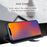 For iPhone 14 Plus Case Genuine Split Leather Phone Cover with Wallet Stand - Black - 6
