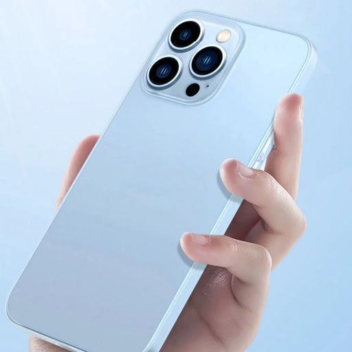 YOOBAO Ultra-Thin Case for iPhone 13 Pro 6.1 inch Protective Matte Cover Silicone+Acrylic Slim Phone Case - Blue - 2