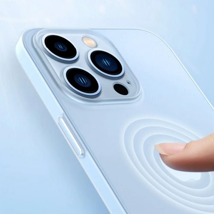 YOOBAO Ultra-Thin Case for iPhone 13 Pro 6.1 inch Protective Matte Cover Silicone+Acrylic Slim Phone Case - Blue - 4
