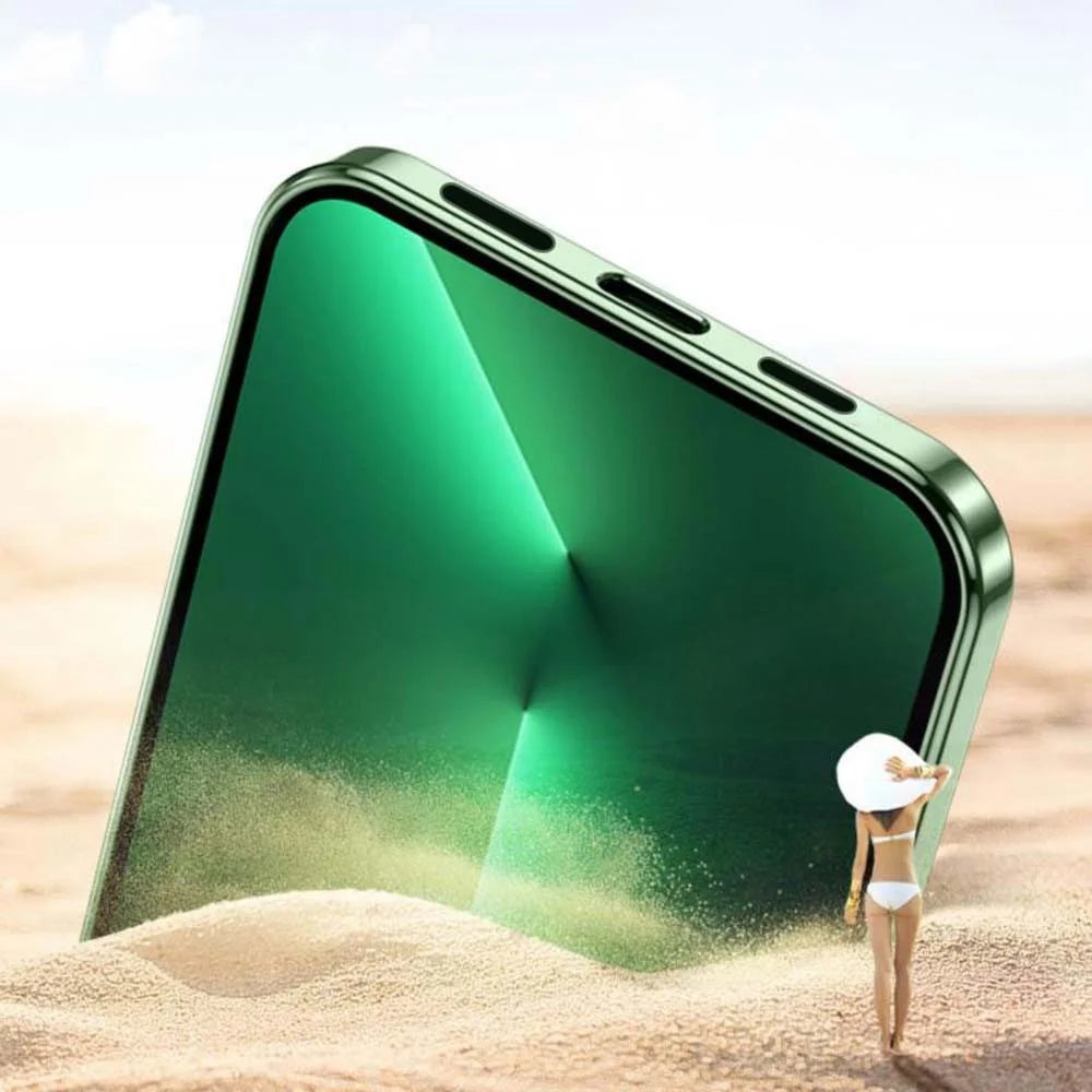 YOOBAO Mobile Phone Case for iPhone 13 Pro Max 6.7 inch, Camera Protection Frame Shockproof Clear Silicone Phone Cover Support Wireless Magnetic Charge - Gold - 5