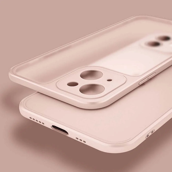YOOBAO Ultra-Thin Phone Case for iPhone 12 6.1 inch Protective Cover Silicone+Acrylic Anti-Fall Slim Case - Transparent Sapphire - 4