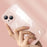 YOOBAO Ultra-Thin Phone Case for iPhone 12 6.1 inch Protective Cover Silicone+Acrylic Anti-Fall Slim Case - Transparent Sapphire - 5