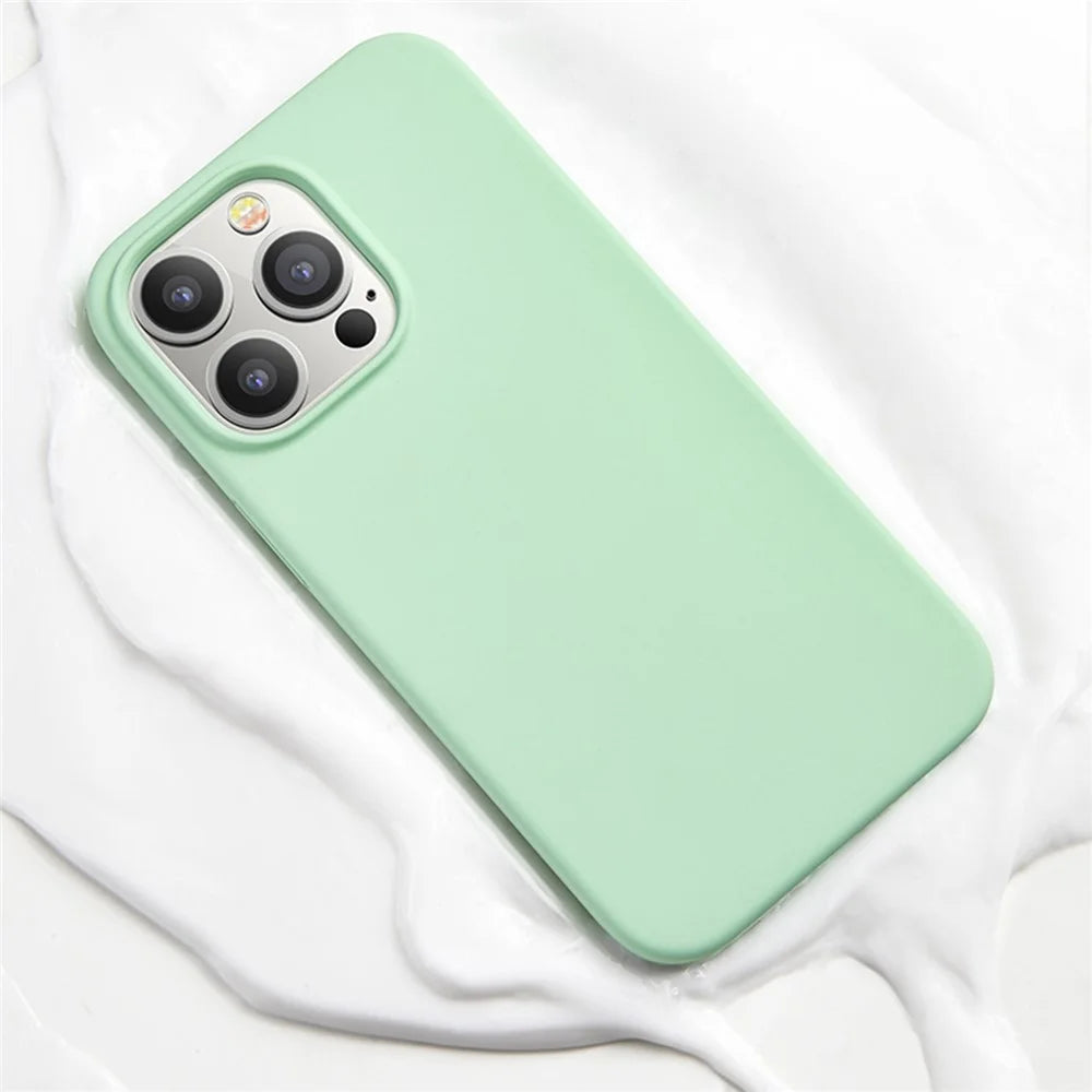 YOOBAO For iPhone 13 Pro Max 6.7 inch Soft Silicone Ultra Slim Phone Case Anti-scratch Protective Cover - Green - 4