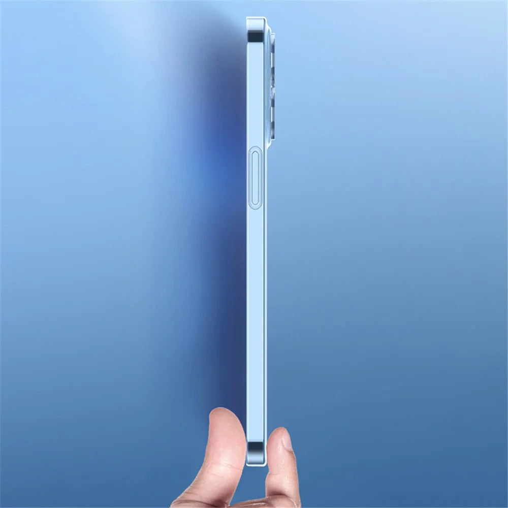 YOOBAO Anti-drop Phone Case for iPhone 13 Pro Max 6.7 inch, Ultra Slim Dust-proof Cell Phone Cover with Lens Film - Transparent - 4
