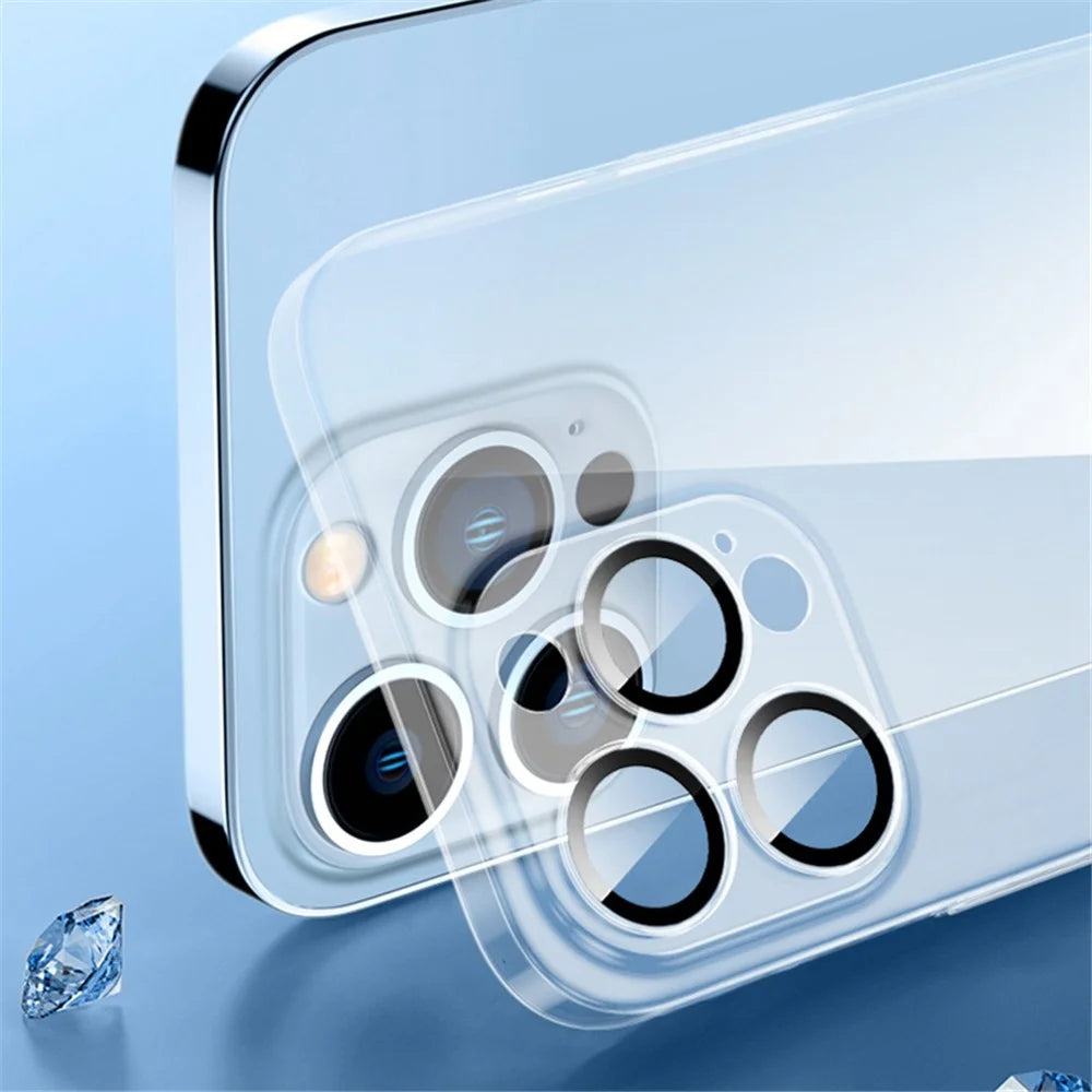YOOBAO Anti-drop Phone Case for iPhone 13 Pro Max 6.7 inch, Ultra Slim Dust-proof Cell Phone Cover with Lens Film - Transparent - 6
