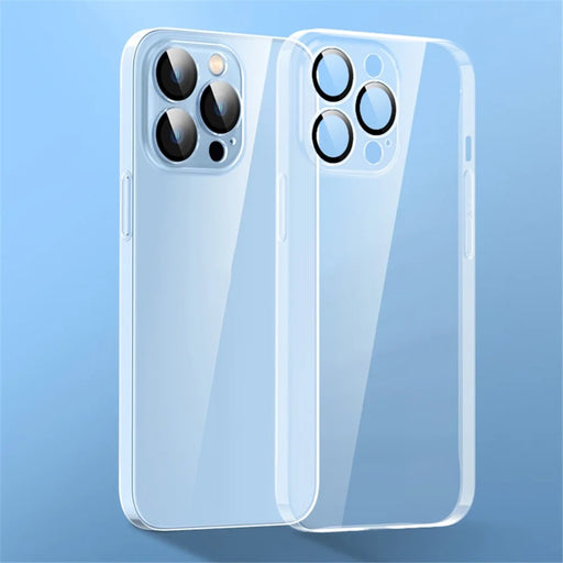 YOOBAO Anti-scratch Phone Case for iPhone 13 Pro 6.1 inch, Dust-proof Cell Phone Cover with Camera Lens Protection Film - Transparent - 1