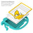 For Samsung Galaxy Tab A8 10.5 (2021) / (2022) EVA Protective Case Cartoon Octopus Anti-Drop Anti-Wear Cover Tablet Case with Shoulder Strap - Baby Blue - 7