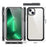 For iPhone 14 6.1 inch Shockproof Phone Case Hard PC + Soft TPU Hybrid Cover with Tempered Glass Screen Protector - 6