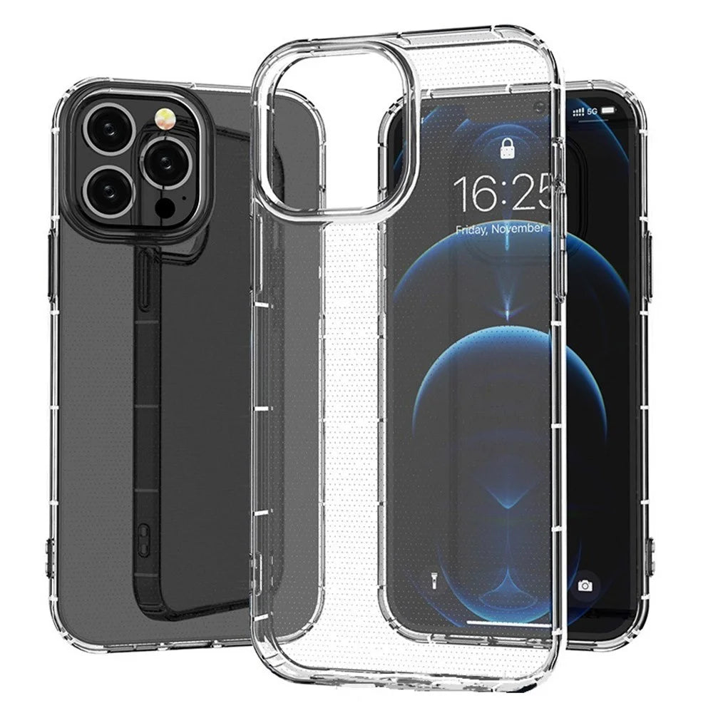 For iPhone 14 Plus High Transparency TPU Case Airbag Protection Clear Phone Cover - 6