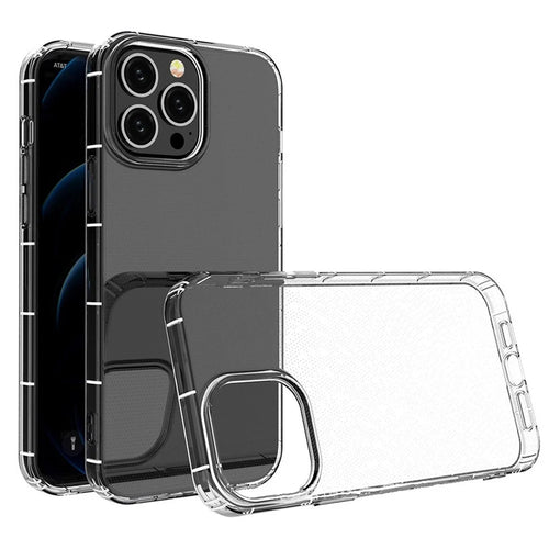 For iPhone 14 6.1 inch Crystal Clear Airbag Drop-proof Phone Case Anti-scratch TPU Cover - 1