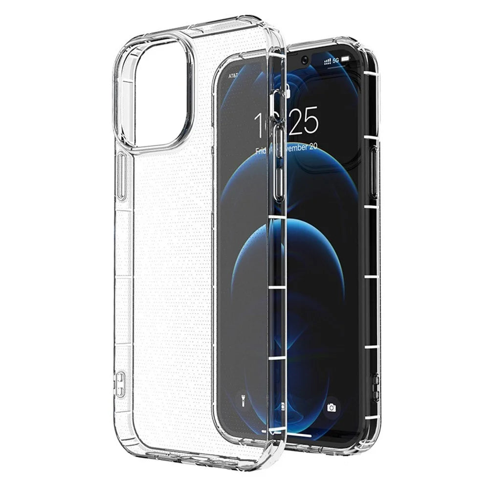 For iPhone 14 6.1 inch Crystal Clear Airbag Drop-proof Phone Case Anti-scratch TPU Cover - 2