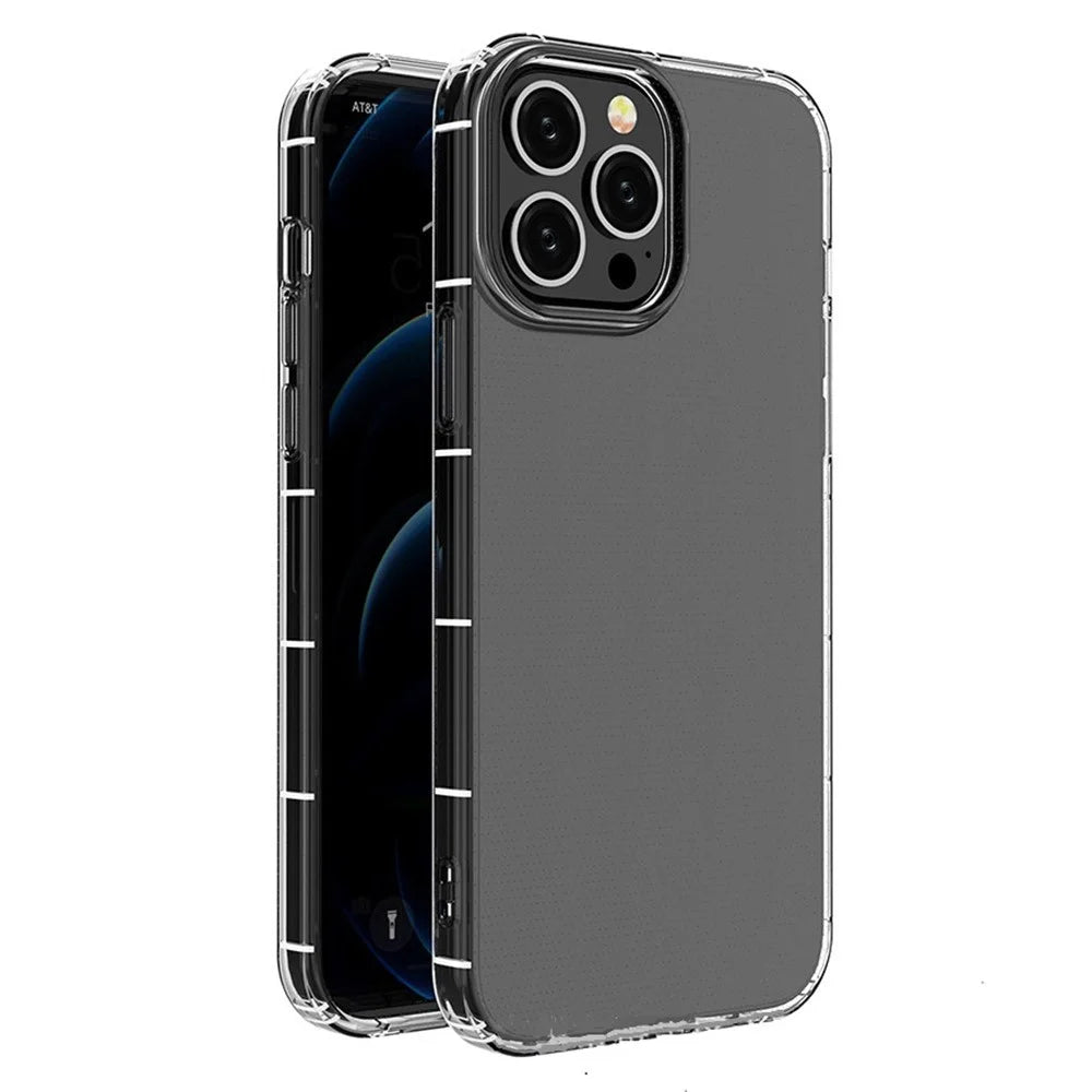 For iPhone 14 6.1 inch Crystal Clear Airbag Drop-proof Phone Case Anti-scratch TPU Cover - 3