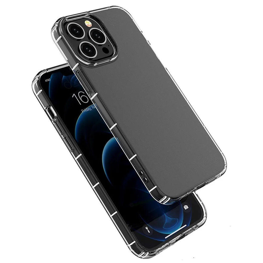 For iPhone 14 6.1 inch Crystal Clear Airbag Drop-proof Phone Case Anti-scratch TPU Cover - 4