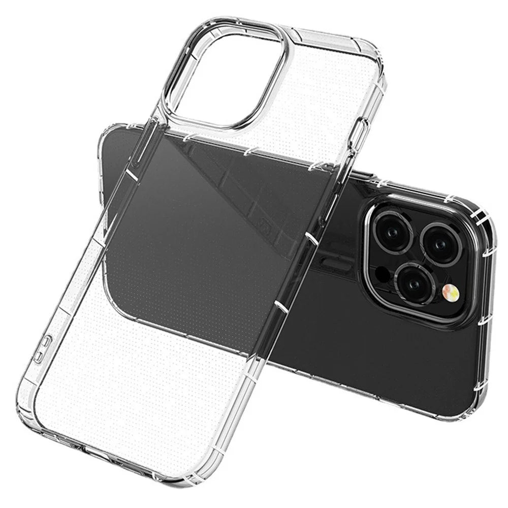 For iPhone 14 6.1 inch Crystal Clear Airbag Drop-proof Phone Case Anti-scratch TPU Cover - 5