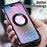 LUPHIE for iPhone 14 Plus Drop-proof Frame Mobile Phone Metal Protective Bumper Case - Black / Red - 4