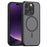 Anti-Fall Phone Case for iPhone 14 Pro Max 6.7 inch Magnetic TPU+PC Cover Shockproof Slim Case - Black - 1