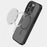 Anti-Fall Phone Case for iPhone 14 Pro Max 6.7 inch Magnetic TPU+PC Cover Shockproof Slim Case - Black - 2