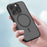 Anti-Fall Phone Case for iPhone 14 Pro Max 6.7 inch Magnetic TPU+PC Cover Shockproof Slim Case - Black - 3