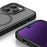 Anti-Fall Phone Case for iPhone 14 Pro Max 6.7 inch Magnetic TPU+PC Cover Shockproof Slim Case - Black - 6