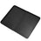 For Microsoft Surface Duo Anti-fall Folio Flip Grid Imprinted Leather Coated PC Protector Phone Case - Black - 2