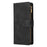 For Samsung Galaxy A22 5G (EU Version) Multiple Card Slots Leather Phone Case Wallet Stand Magnetic Clasp Cover with Zipper Pocket - Black - 6