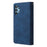 For Samsung Galaxy A32 4G (EU Version) Multiple Card Slots Zipper Pocket Leather Phone Case Stand Wallet Cover - Blue - 7