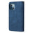 For iPhone 14 Plus Zipper Pocket Card Slots Design PU Leather Phone Cover Wallet Stand Drop-proof Case - Blue - 7