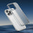 For iPhone 14 Plus Anti-Fall Phone Case PC+TPU Hybrid Matte Translucent Shell Shockproof Phone Cover - Transparent - 3