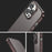 For iPhone 14 Plus Anti-Fall Phone Case PC+TPU Hybrid Matte Translucent Shell Shockproof Phone Cover - Transparent - 6