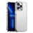 For iPhone 14 Pro Max 6.7 inch Protective Case PC+TPU Hybrid Anti-Fall Shell Translucent Matte Phone Cover - Transparent - 1
