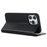 For iPhone 14 Pro 6.1 inch Genuine Leather Wallet Folio Case Crazy Horse Texture Magnetic Absorption Stand Cover - Black - 4