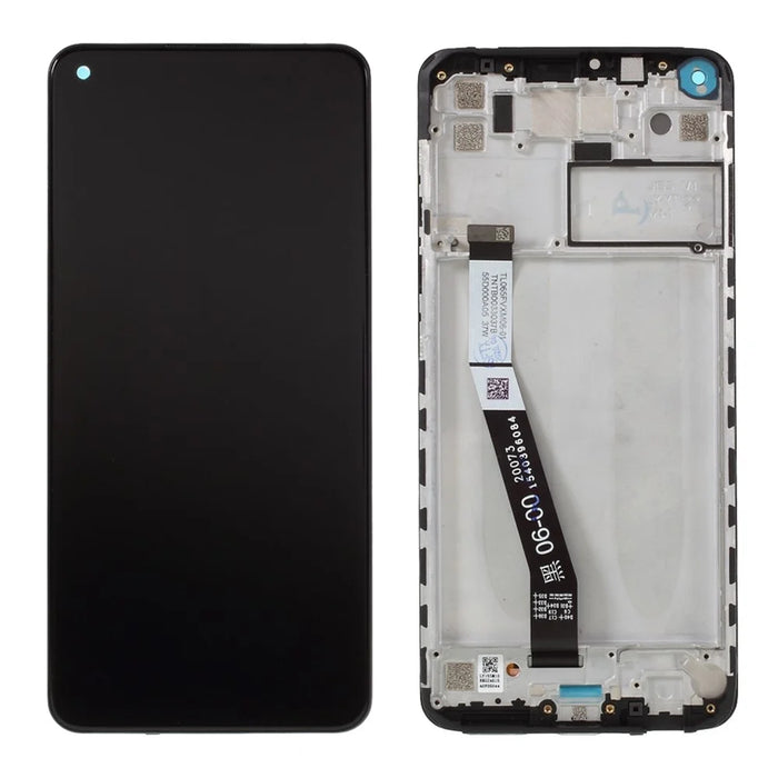 For Xiaomi Redmi Note 9 (MTK Helio G85) / Redmi 10X 4G Grade C LCD Screen and Digitizer Assembly + Frame Replacement Part (without Logo) - 1