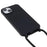 For iPhone 14 6.1 inch Integrated Soft TPU Case Drop-proof Protective Cover with Lanyard - Black - 3