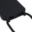 For iPhone 14 6.1 inch Integrated Soft TPU Case Drop-proof Protective Cover with Lanyard - Black - 4