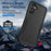 For Samsung Galaxy A13 5G PC + TPU Dual Layer Protection Cover Back Protector Anti-drop Phone Case - Black - 3
