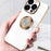 Anti-fall Phone Case Kickstand For iPhone 14 Pro Max 6.7 inch, Ring Holder 9D Electroplating Precise Cutout Ultra Slim Phone Back Cover - Dark Green - 2