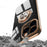 Anti-fall Phone Case Kickstand For iPhone 14 Pro Max 6.7 inch, Ring Holder 9D Electroplating Precise Cutout Ultra Slim Phone Back Cover - Dark Green - 7