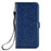Dot Pattern Imprinted Phone Case for Nothing phone (1) 5G, Dustproof PU Leather Stand Wallet Cover - Sapphire - 6