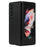 For Samsung Galaxy Z Fold4 5G Leather Coated PC Phone Case Shockproof Anti-wear Protective Cover - Black - 3