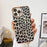 For iPhone 14 6.1 inch Electroplating Anti-scratch Phone Cover Leopard Pattern Leather Coated TPU Case - Silver - 2