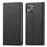 LC.IMEEKE For iPhone 14 Plus PU Leather Wallet Folio Flip Case Magnetic Auto-absorbed Stand Cover - Black - 1