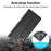 LC.IMEEKE For iPhone 14 Plus PU Leather Wallet Folio Flip Case Magnetic Auto-absorbed Stand Cover - Black - 7